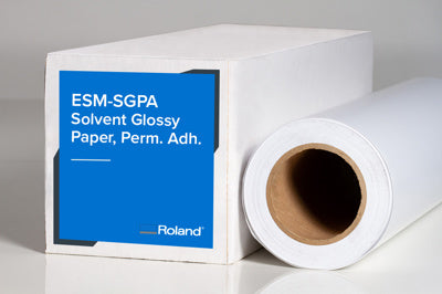 Gloss Paper w/ Adhesive, Solvent - RolandDGA